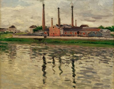 Fabbriche ad Argenteuil da Gustave Caillebotte