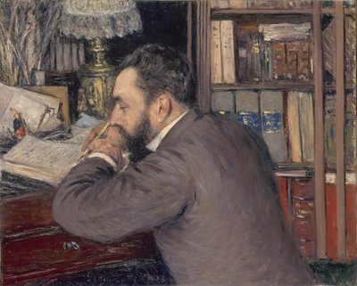 Henri Cordier, 1849-1925, 1883 da Gustave Caillebotte