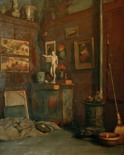 Interno di atelier da Gustave Caillebotte