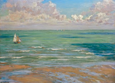 Marina (o Marina, regate a Villers) da Gustave Caillebotte