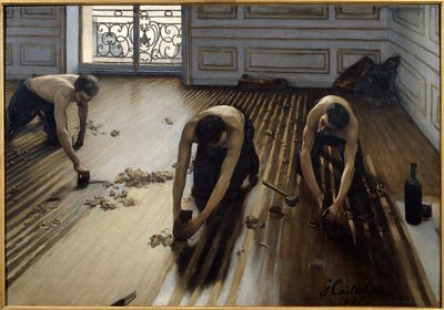 Piallatori di parquet da Gustave Caillebotte