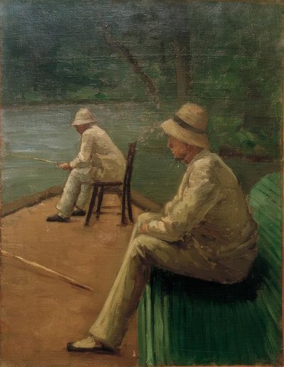 Pescatori sulla riva dell