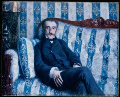 Ritratto di Monsieur R., 1877 da Gustave Caillebotte