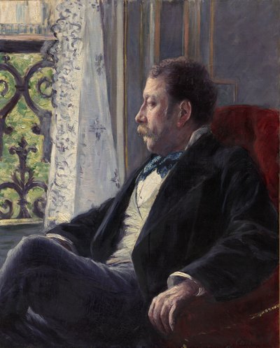 Ritratto di un uomo da Gustave Caillebotte