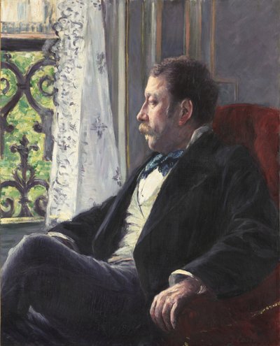 Ritratto di un uomo da Gustave Caillebotte