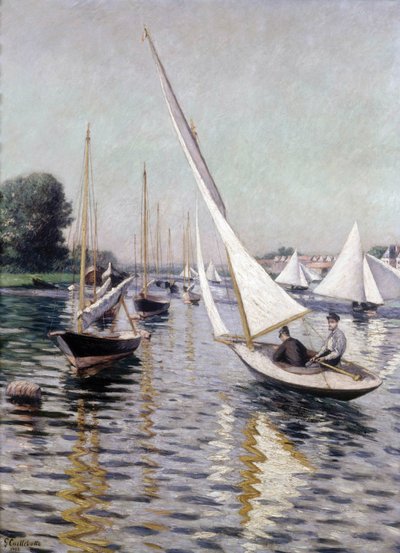 Regate ad Argenteuil, 1893 da Gustave Caillebotte
