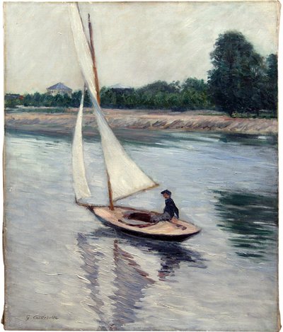 Veliero sulla Senna ad Argenteuil da Gustave Caillebotte