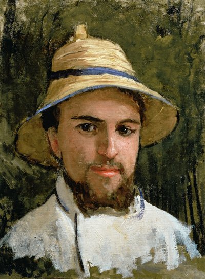 Autoritratto con elmetto coloniale da Gustave Caillebotte