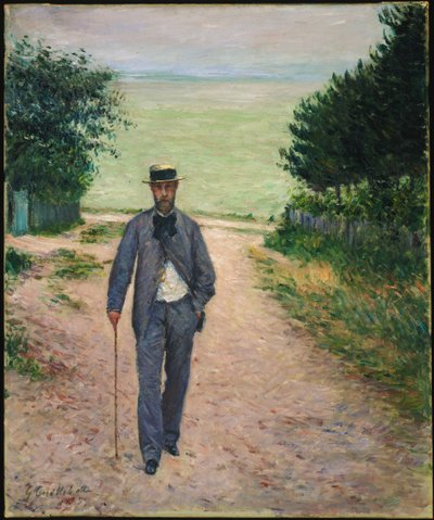Passeggiatore sul mare; Promeneur au Bord de la Mer, 1885 da Gustave Caillebotte