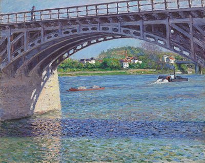 Il ponte di Argenteuil e la Senna da Gustave Caillebotte