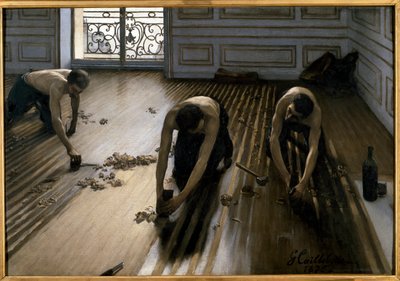 I raschietti per pavimenti da Gustave Caillebotte