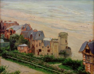 Trouville, la spiaggia e le ville da Gustave Caillebotte