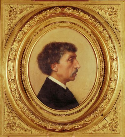 Charles Garnier, architetto, i cui progetti per il nuovo ... da Gustave Clarence Rodolphe Boulanger