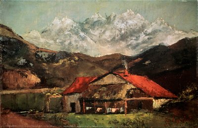 Una capanna in montagna, c1874 da Gustave Courbet