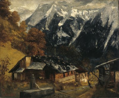 Una scena alpina da Gustave Courbet