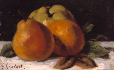 Mela, pera e arancia, c.1871-72 da Gustave Courbet