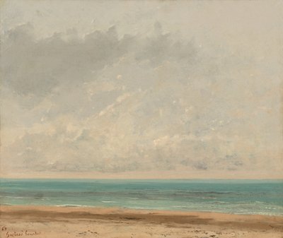 Mare calmo, 1866 da Gustave Courbet