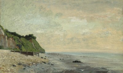 Scogli sulla Costa: Piccola Spiaggia, Alba da Gustave Courbet