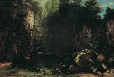 Il ruscello ombroso da Gustave Courbet