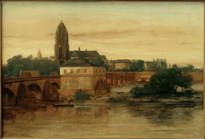 Vista di Francoforte sul Meno da Gustave Courbet