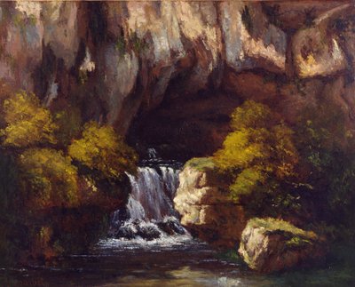 Grotta sulla Loue da Gustave Courbet
