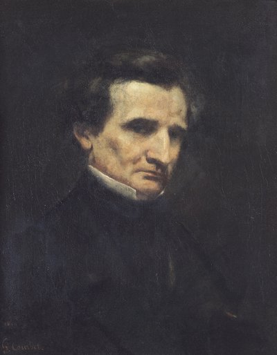 Hector Berlioz (1803-69), 1850 da Gustave Courbet
