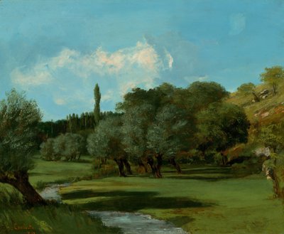 La Bretonnerie nel Dipartimento di Indre da Gustave Courbet