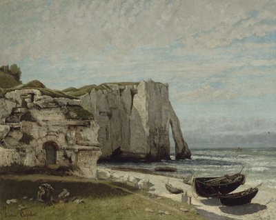 Le scogliere di Etretat dopo la tempesta da Gustave Courbet