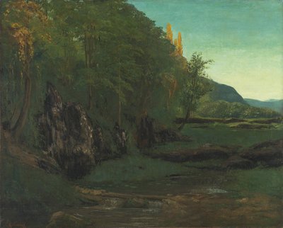 Paesaggio del Jura da Gustave Courbet