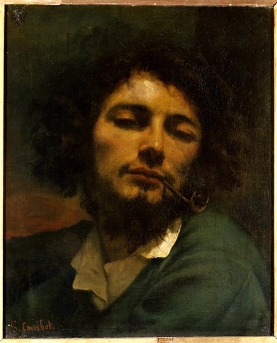 Uomo con la pipa da Gustave Courbet