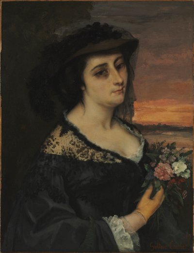 Mme L... (Laure Borreau) da Gustave Courbet