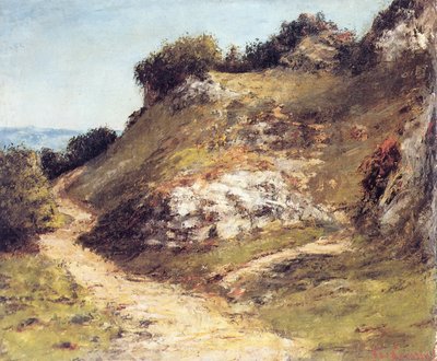 Sentiero tra le Rocce da Gustave Courbet