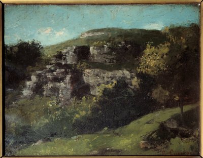 Rocce a Ornans da Gustave Courbet