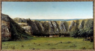 Paesaggio roccioso intorno a Flagey da Gustave Courbet