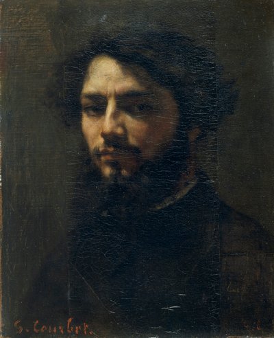 Autoritratto, c. 1850 da Gustave Courbet