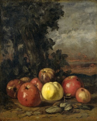 Natura morta con mele da Gustave Courbet