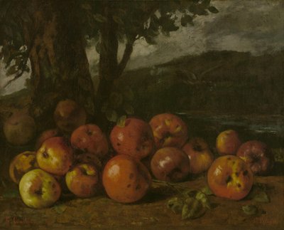 Natura morta con mele da Gustave Courbet