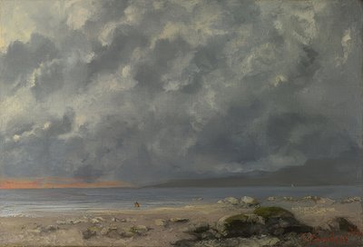 Scena sulla spiaggia da Gustave Courbet