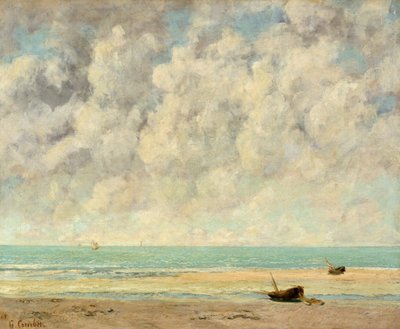 Il mare calmo da Gustave Courbet
