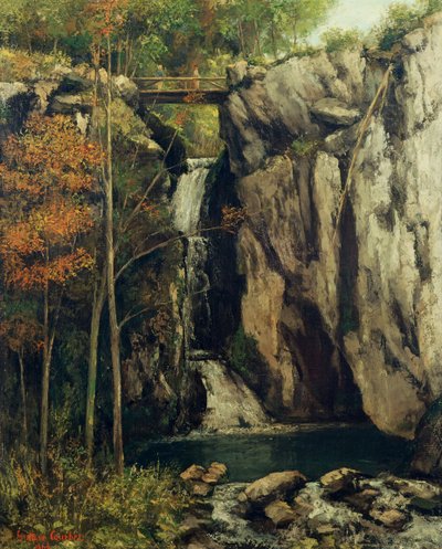 Il burrone a Conches da Gustave Courbet