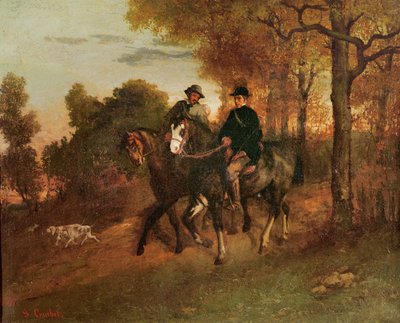 Il ritorno dalla caccia, 1857 da Gustave Courbet