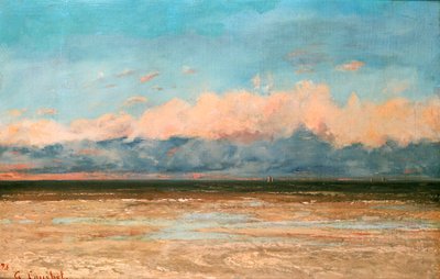 Il Mare a Palavas da Gustave Courbet