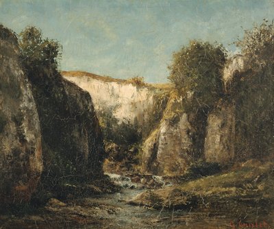 La sorgente del Doubs, 1871 da Gustave Courbet