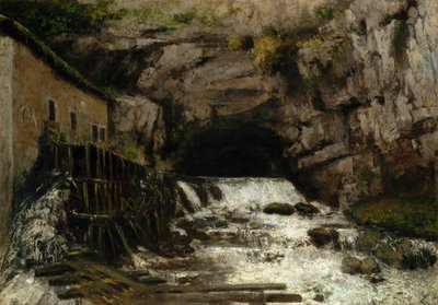 La sorgente della Loue da Gustave Courbet