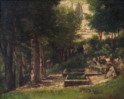 La Primavera a Fouras Un pittore e il suo modello da Gustave Courbet