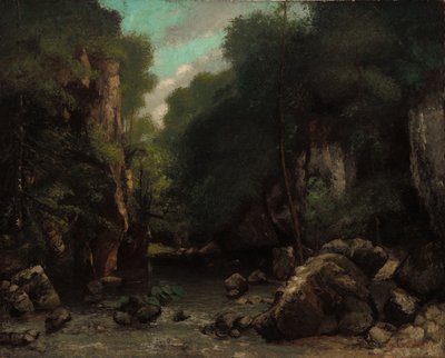 La valle di Les Puits-Noir da Gustave Courbet