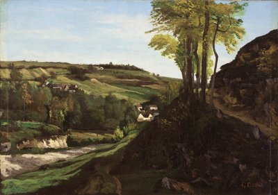 La valle di Ornans da Gustave Courbet