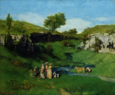 Le fanciulle del villaggio da Gustave Courbet
