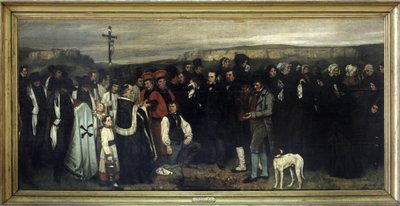 Il funerale a Ornans - di Gustave Courbet, Musée d