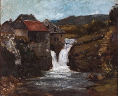 Il mulino a Orbe da Gustave Courbet